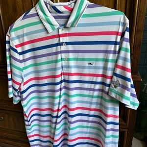 Vineyard Vines golf shirt.   Size L.
